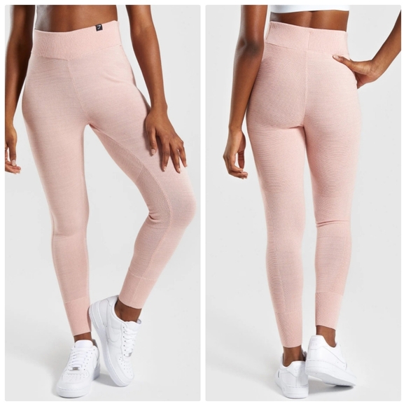 Gymshark Pants - NWT Gymshark Time out knit joggers - blush nude